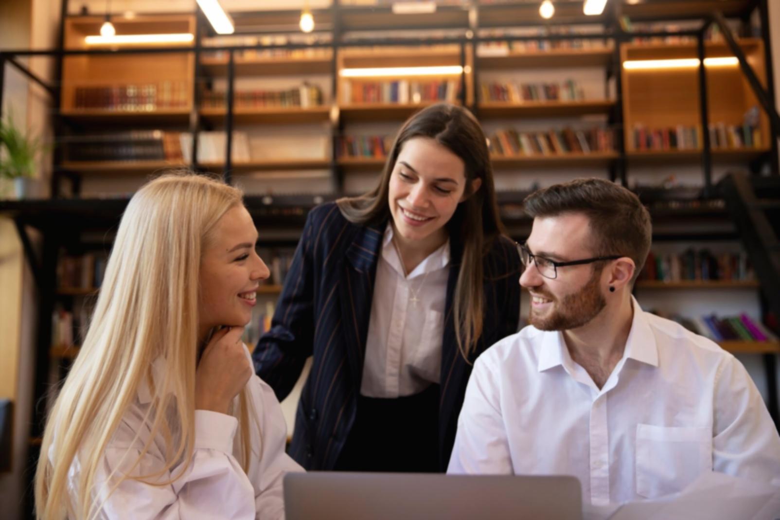 Professional reviewing financial data on computer screen